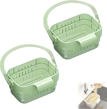 Foldable Hanging Kitchen Sink Drain Basket, No-Drill Hanging Food Catcher by Unknown