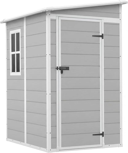 Devoko 5 x 4 FT Plastic Outdoor Storage Shed - Image 5