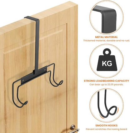 Over The Door Ironing Board Holder, Wall Mount Ironing-Board Hanger - Image 4