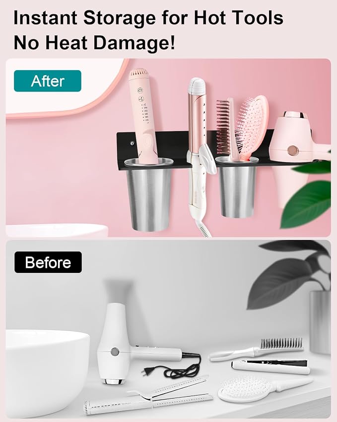 Hair Tool Organizer, Hair Dryer Holder - Image 3