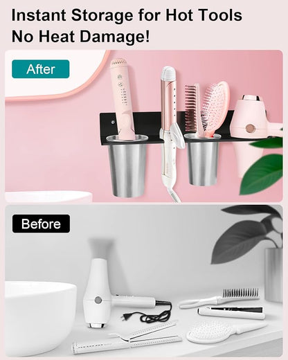 Hair Tool Organizer, Hair Dryer Holder - Image 3