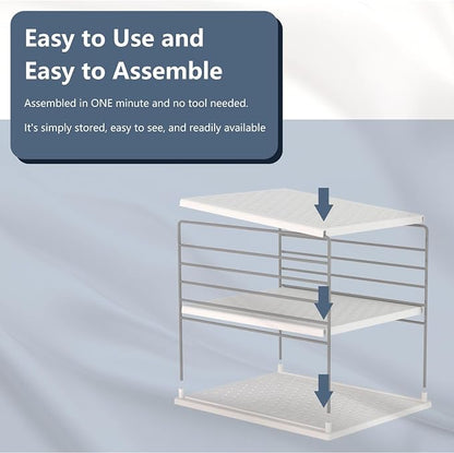 Pantry Organizers and Storage, Foil and Plastic Wrap Organizer- Divided - Image 3