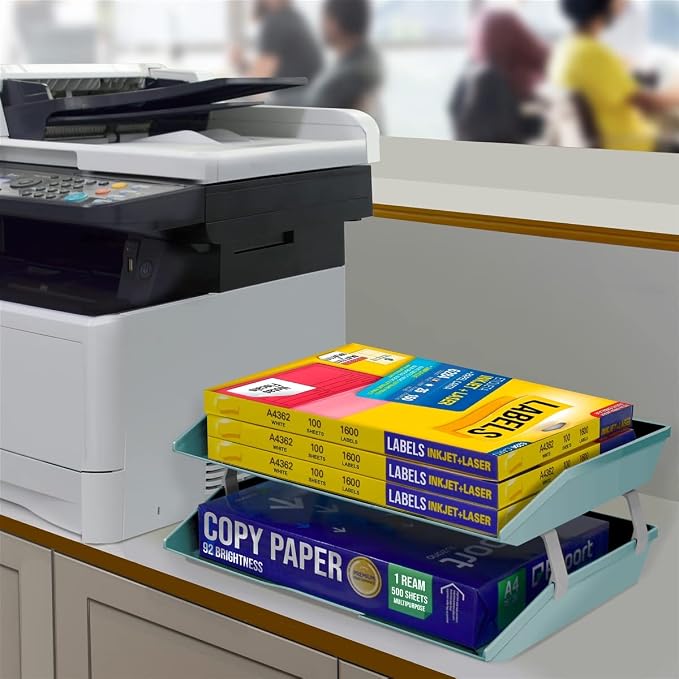 Acrimet Facility 2 Tier Letter Tray, Side Load, Letter Size/A4, Desktop File - Image 4