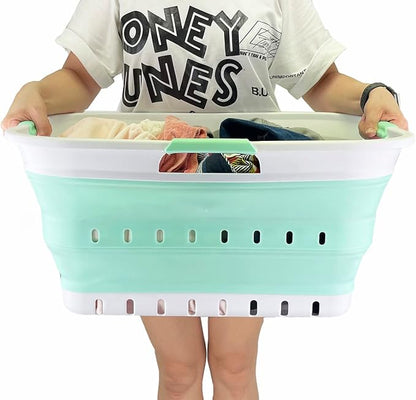 SAMMART 42L Collapsible Plastic Laundry Basket - Image 7