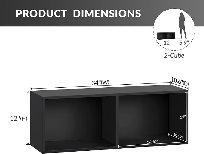 IOTXY DIY Modular Cube Bookcase - Image 3
