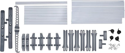 Drying Rack, 29.92*19.69*67.72inch 4 Tier Folding Clothes Drying Rack Rolling - Image 3