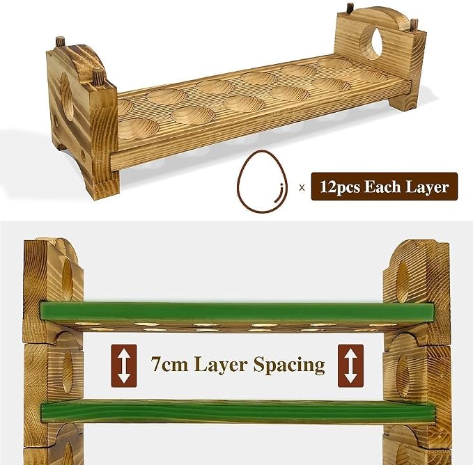 Egg Holder Countertop Farmhouse Decor - Image 4