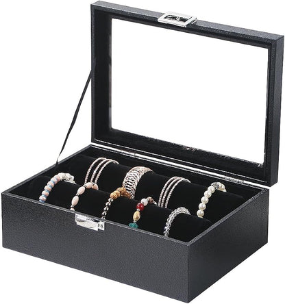 Bracelet Holder Organizer Box, Jewelry Storage Case by Kanwoder