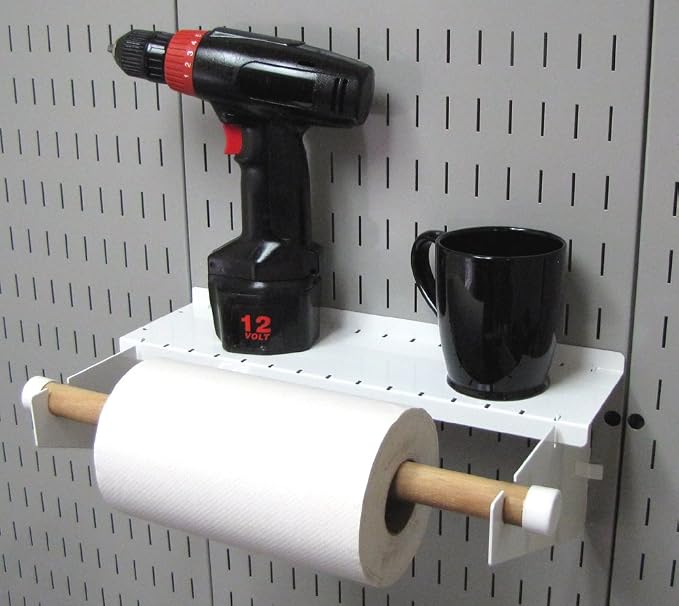 Wall Control Pegboard Organizer 4 ft. Metal Pegboard Standard Tool Storage Kit - Image 6