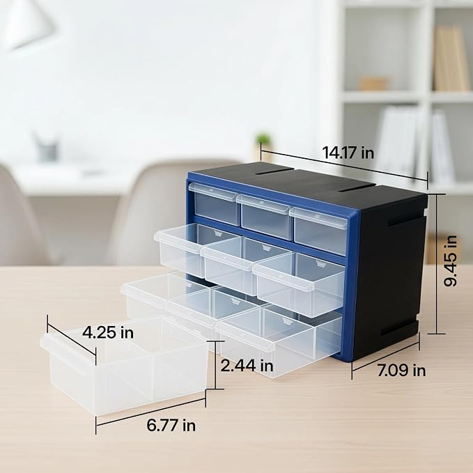 NORTHSKY 9-Drawer Plastic Drawer Storage Cabinet - Image 2