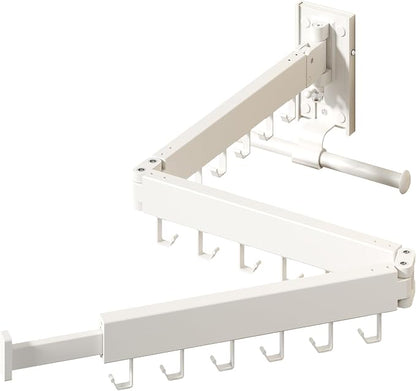 HEILAIYI Wall Mounted Clothes Hanger, Clothes Drying Rack, Laundry Drying Rack by HEILAIYI