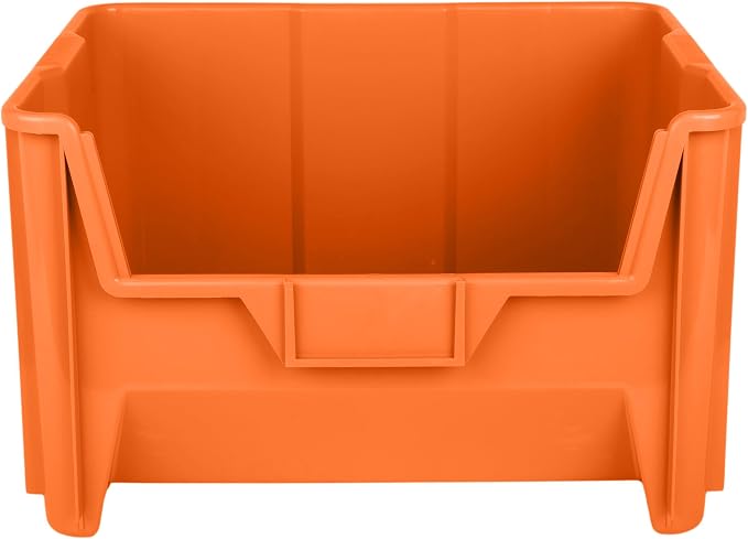 Hudson Exchange 20" x 15" x 12.5" Plastic Giant Stackable Hopper Bin Container - Image 4