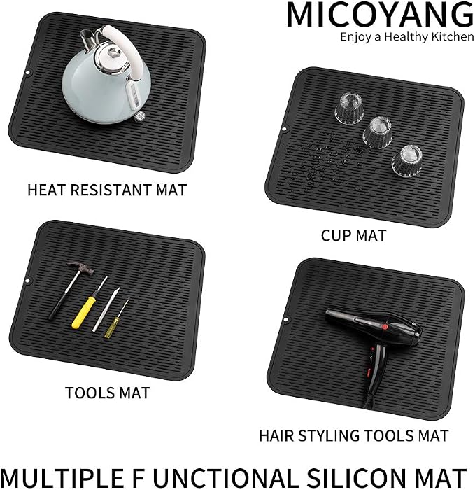 Silicone Dish Drying Mat for Multiple Usage, Easy clean, Eco-friendly, - Image 4