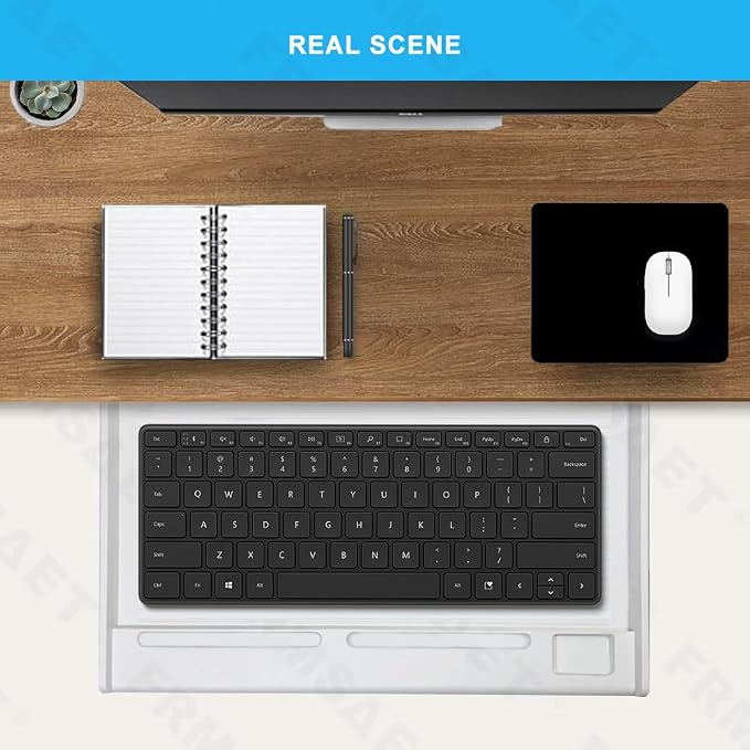 FRMSAET Office Furniture Accessories Keyboard Drawer Under Desk Multipurpose - Image 7