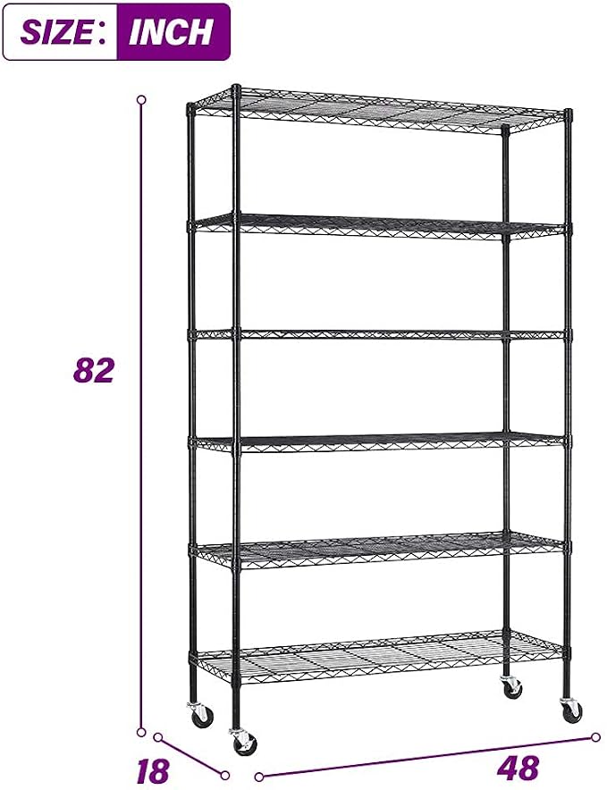 FDW | 6-Tier Wire Storage Shelves - Image 11