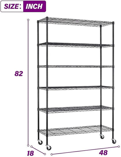 FDW | 6-Tier Wire Storage Shelves - Image 11