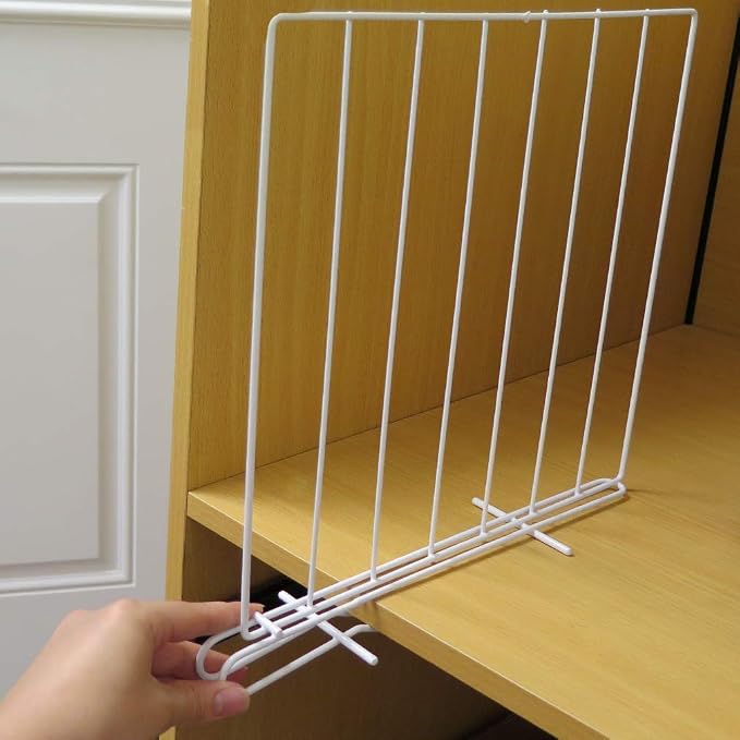 Evelots Shelf Dividers for Wood Shelf, 8 Pack Closet Organizers and Storage for - Image 6