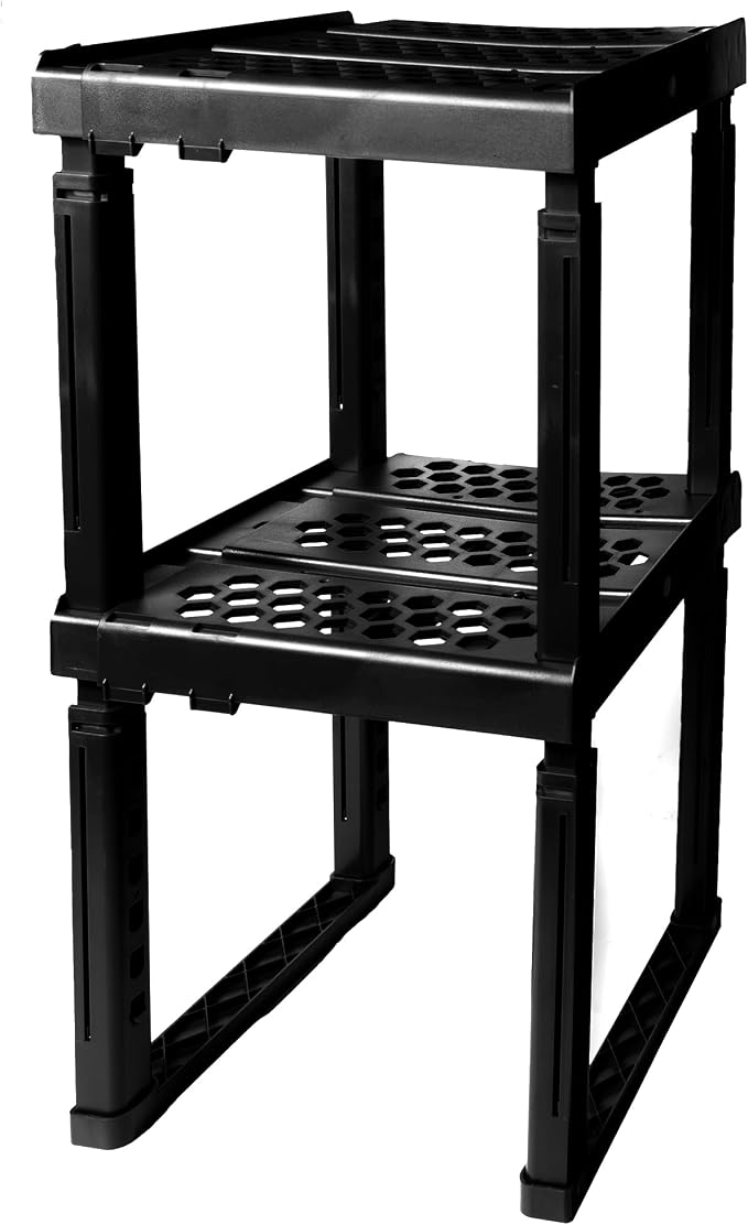 Locker Organizer Shelf， Adjustable Width and Height, Ideal Locker by Piffny