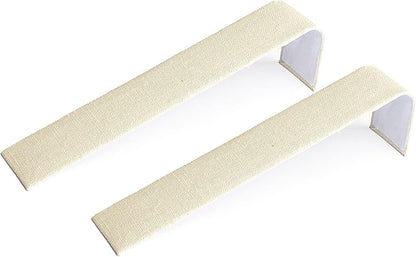 Novel Box 2 Pack Bracelet/Watch Ramp Beige Linen 2x8.25x2 Inches by NovelBoxCompanyLtd