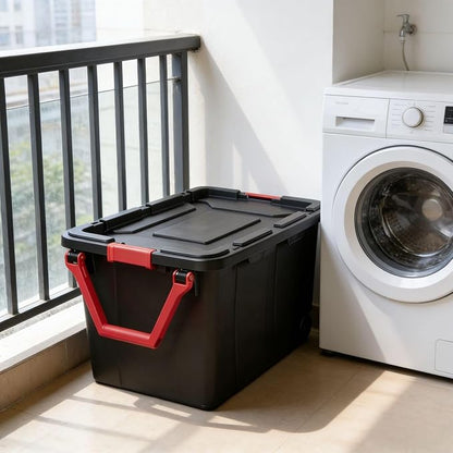 40-gallon wheeled plastic storage boxes - Image 4