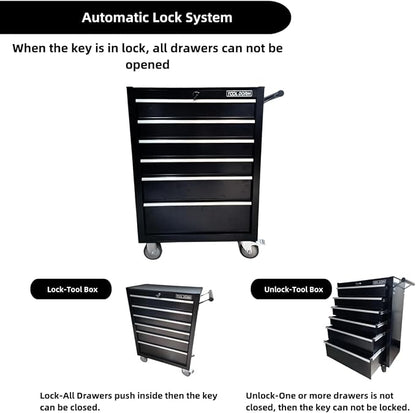6-Drawer Rolling Tool Chest - Image 7