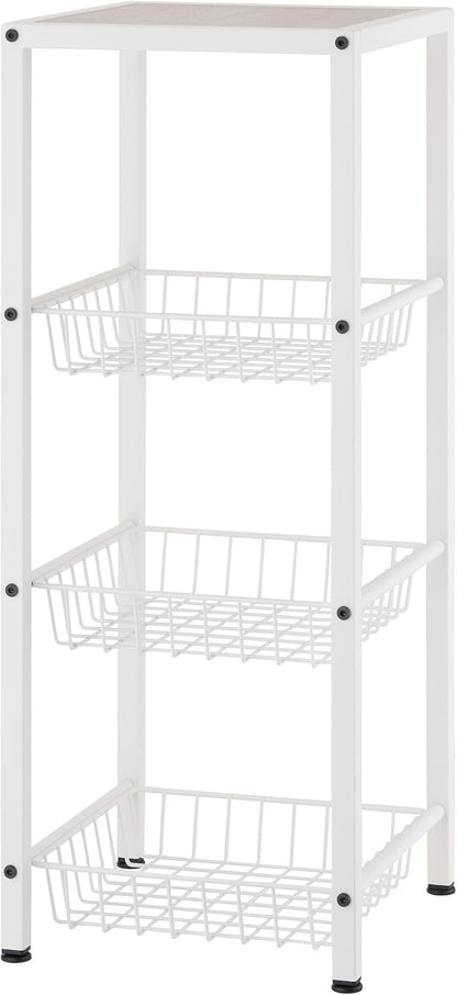 TRINITY 4-Tier Freestanding Metal Shelving Rack by TRINITY