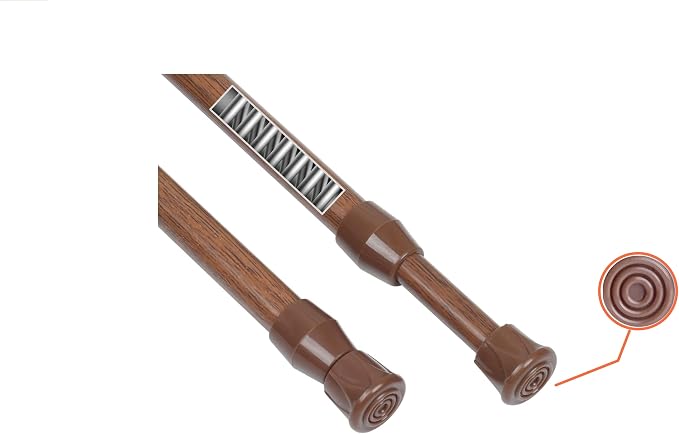 Cupboard Bars Tension Rods, 4 Pack Spring Tensions Rods 11.8-20 Inches Steel - Image 6