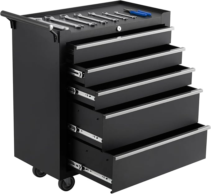 5-Drawer Rolling Tool Chest by Unknown