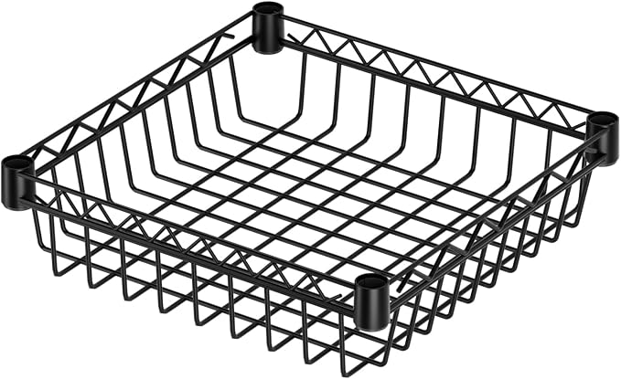 6 Shelves Storage Shelf Wire Closet Bathroom Organizers Metal Pantry Kitchen - Image 5