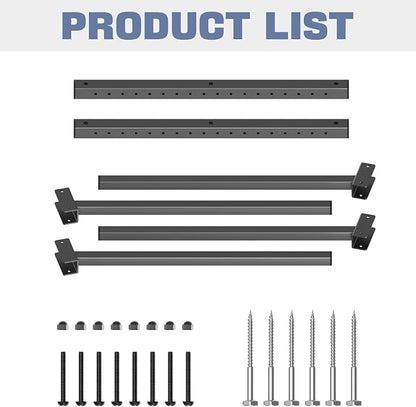 WALMANN Heavy Duty Wall Mounted Kayak Storage Rack - Image 6
