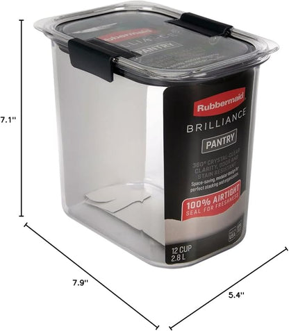 Rubbermaid Brilliance 12-Cup Airtight Food Storage Container - Image 8