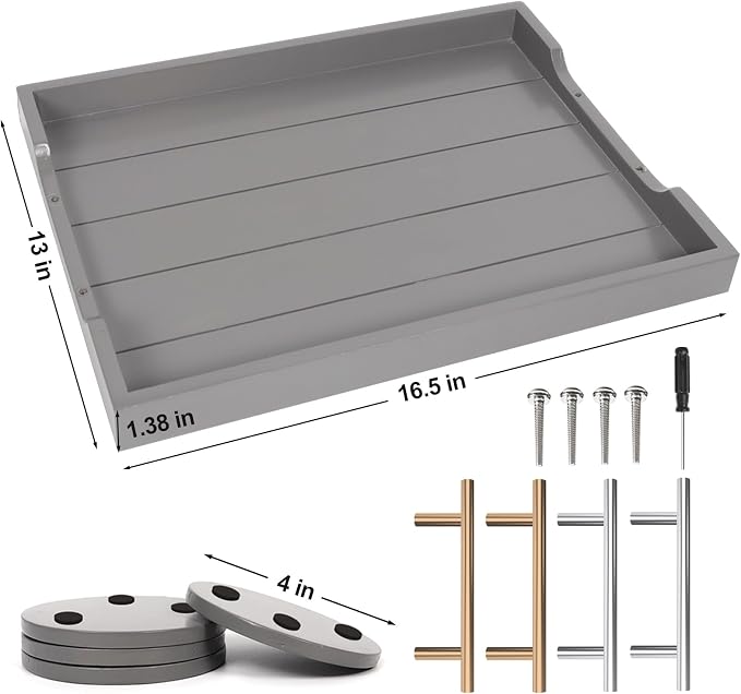 SXNOWS Wooden Serving Tray - Image 3