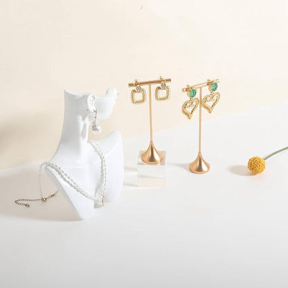 GemeShou Single Gold Earring T bar Stand, Metal earring display holder - Image 9