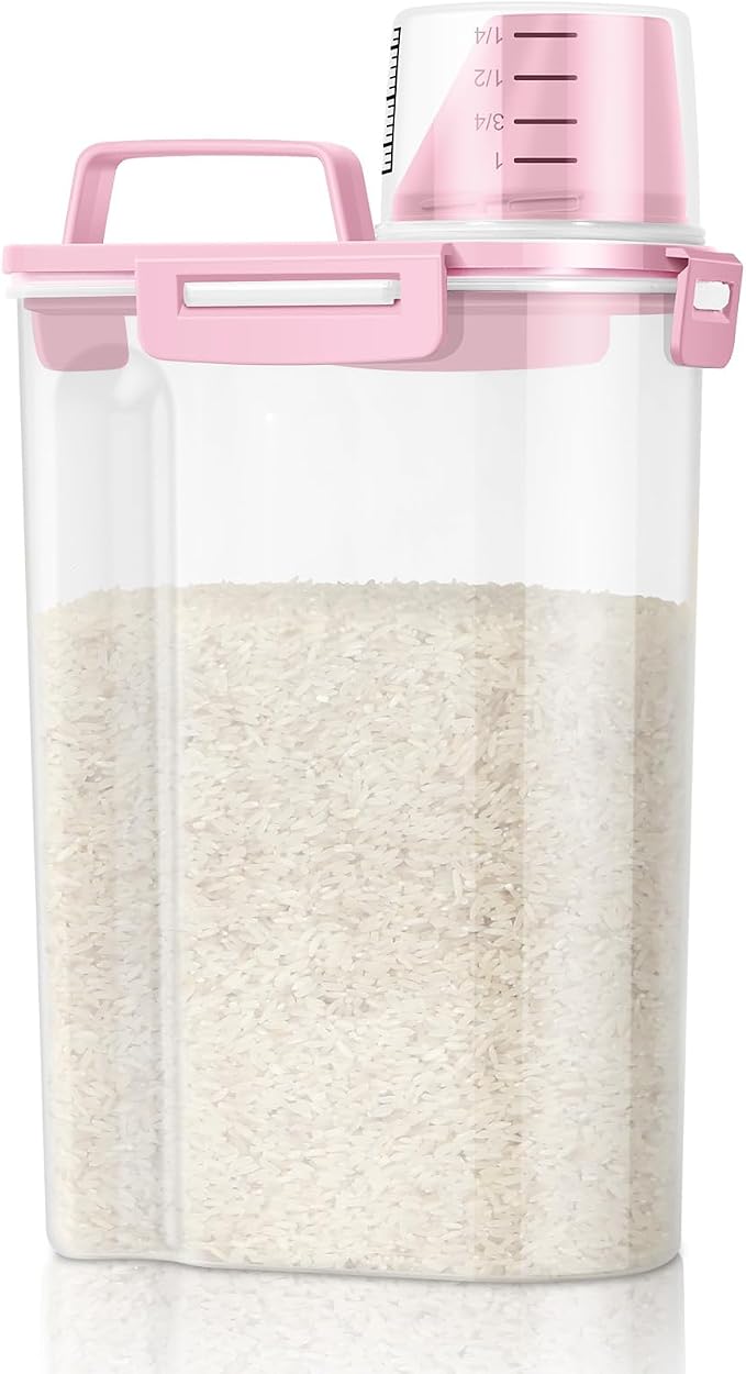 TBMax Rice Storage Container 5 Lbs, Small Airtight Dry Food Container by TBMax
