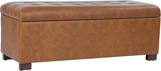 HomePop 46" Tufted Storage Bench by HomePop