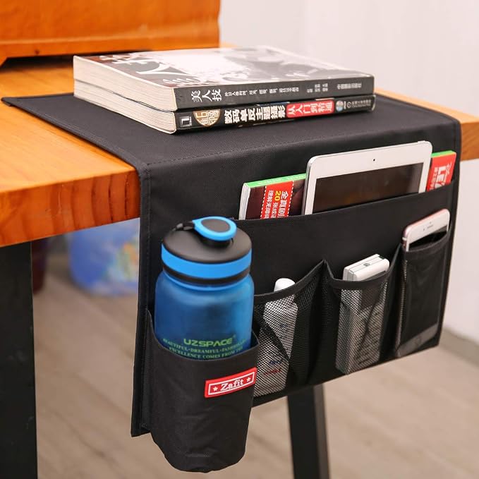 5 Pockets Bedside Caddy, Bedside Storage Organizer - Image 6