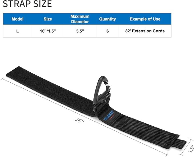 Trilancer Hook-and-Loop Storage Straps - Image 2