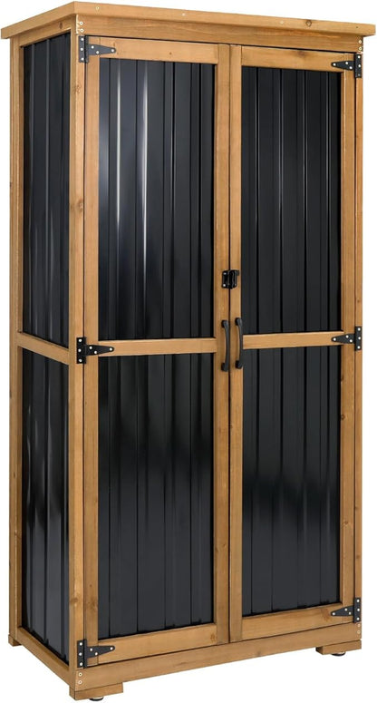 Ketive Outdoor Storage Cabinet, Tall Tool Garden Cabinet by Ketive
