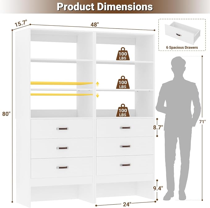 Armocity 4FT Closet System - Image 3
