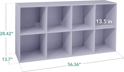 Best Choice Products Kids Bookcase 8-Cube Storage Organizer, 13.5in Shelf - Image 2