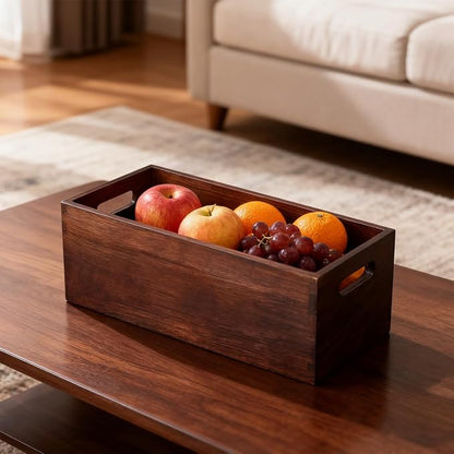 Set of 2 Nesting Wooden Storage Crates - Image 6