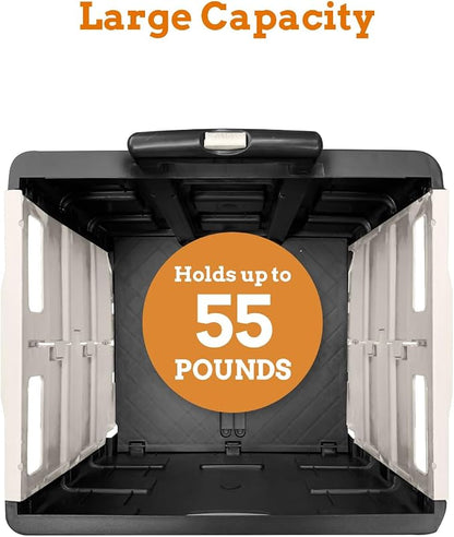 Ultra-Slim Rolling Collapsible Storage Pack-N-Roll Utility-carts, - Image 3