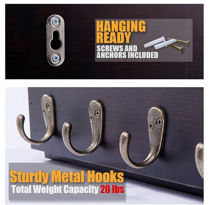 Flintar Wall Mount Key and Mail Holder - Image 5