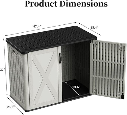 Patiowell 26 Cu.ft Outdoor Storage Cabinet - Image 8