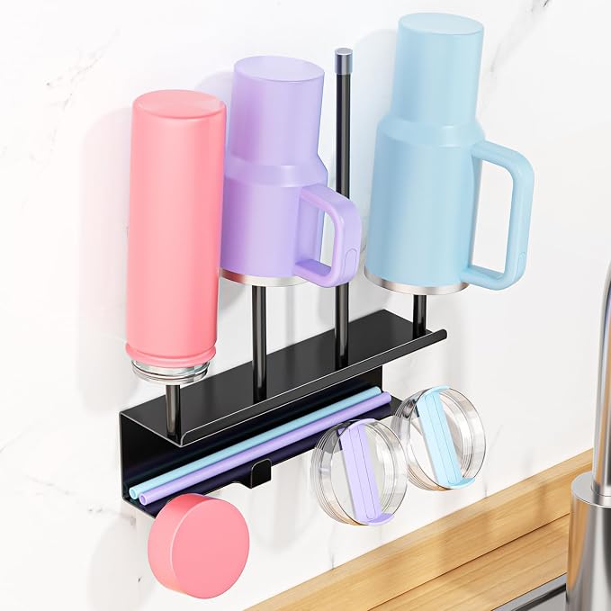 Wall Mounted Water Bottle Drying Rack by WAYASI