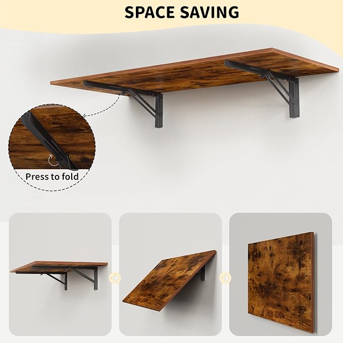 GOYLSER Wall Mounted Folding Table - Image 4