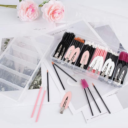 clear visible plastic storage box cosmetic tools storage box makeup tools - Image 6