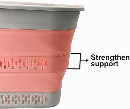 SAMMART 40L Collapsible Plastic Laundry Basket - Image 5