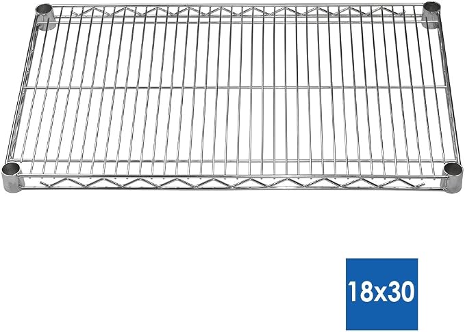 Shelving Inc. 18" d x 30" w x 54" h Chrome Wire Shelving - Image 2