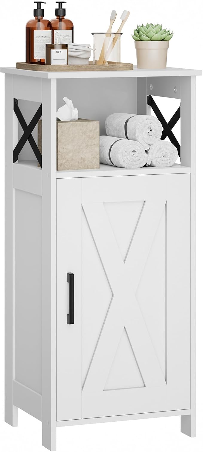 Homhedy Farmhouse Bathroom Storage Cabinet - Image 9
